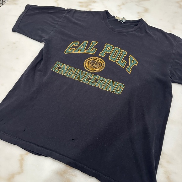 Rustic vintage cal poly engineering T-shirt - Picture 1 of 14